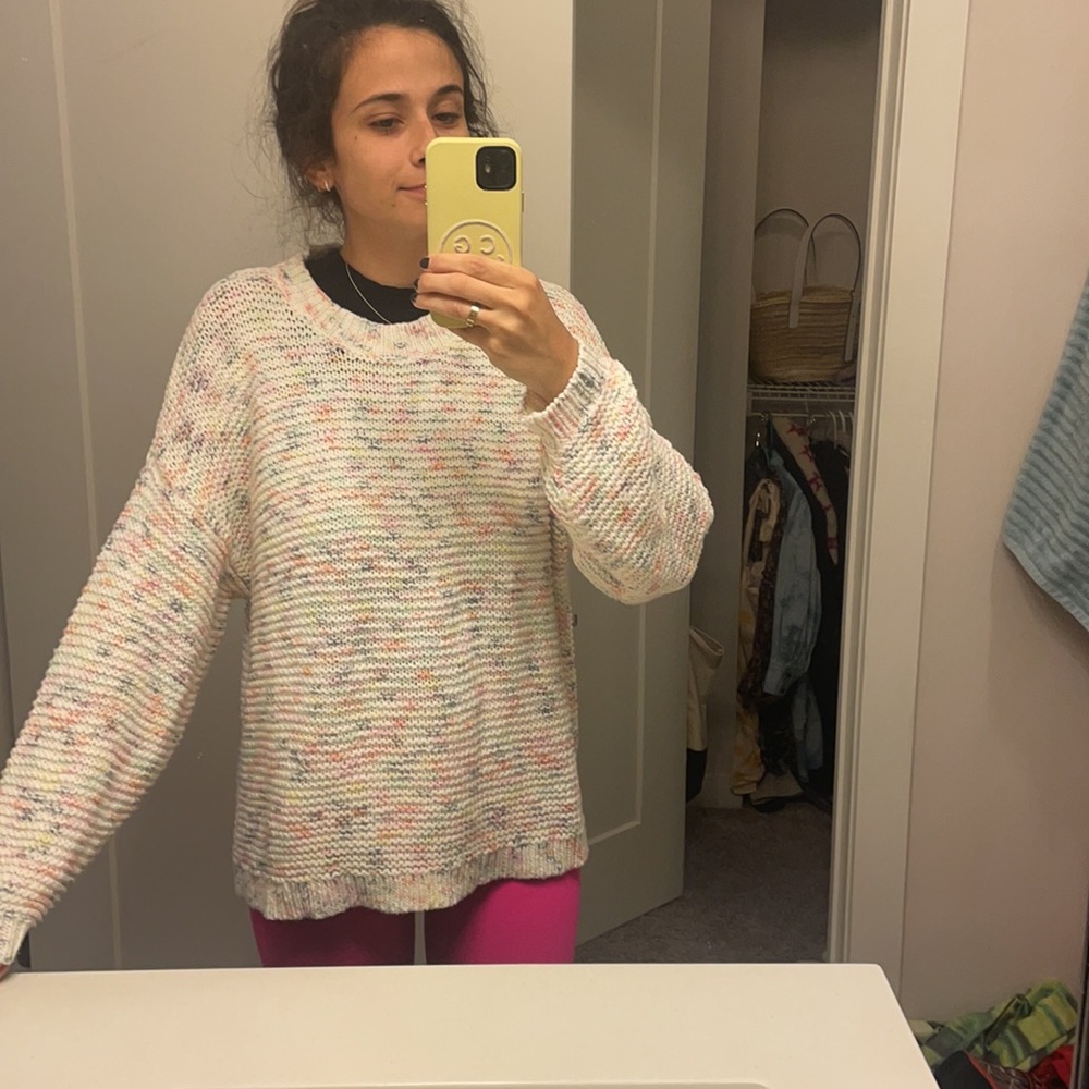 Aerie pastel knit sweater- NWT